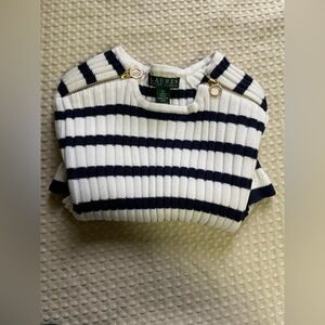 Lauren Ralph Lauren
Striped Top Zipper Shoulder